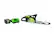 Front. Greenworks - 16 in. 80-Volt Cordless Brushless Chainsaw (2.5Ah Battery and Charger Included) - Black/Green.