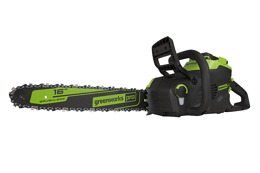 Greenworks 80-Volt 18-Inch Cordless Brushless Chainsaw (1 x 4Ah battery and  Charger) Green 2019902/CS80L415 - Best Buy