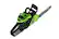 Alt View 16. Greenworks - 16 in. 80-Volt Cordless Brushless Chainsaw (2.5Ah Battery and Charger Included) - Black/Green.