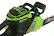 Alt View 17. Greenworks - 16 in. 80-Volt Cordless Brushless Chainsaw (2.5Ah Battery and Charger Included) - Black/Green.