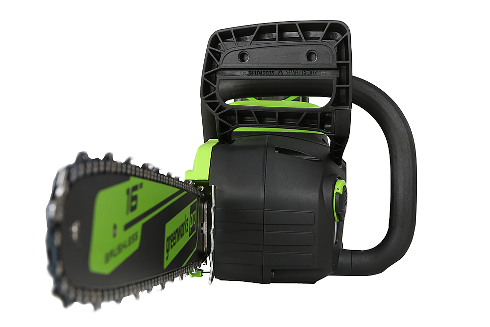 Greenworks 80-Volt 18-Inch Cordless Brushless Chainsaw (1 x 4Ah battery and  Charger) Green 2019902/CS80L415 - Best Buy