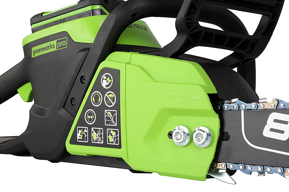 Greenworks 80-Volt 18-Inch Cordless Brushless Chainsaw (1 x 4Ah battery and  Charger) Green 2019902/CS80L415 - Best Buy