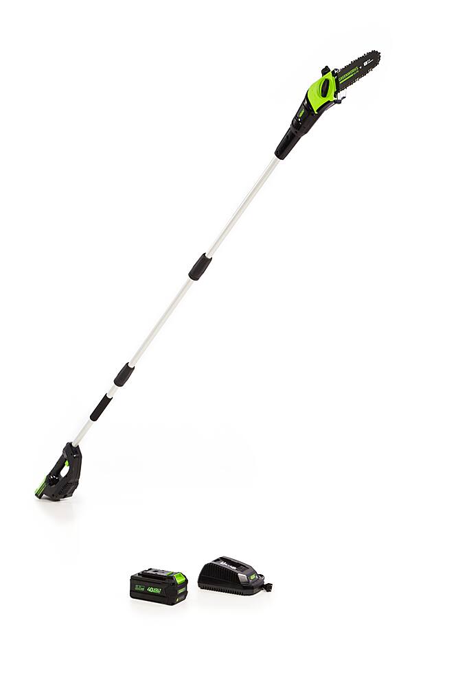 Customer Reviews Greenworks 8 in. 40Volt Cordless Pole Saw (3.0Ah