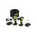 Front. Greenworks - 24-Volt Cordless Brushless 1/2 in. Drill/Driver & Impact Driver Combo (2 x 2.0Ah USB Batteries and Dual Port Charger).