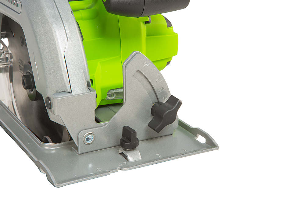 Alt View 21. Greenworks - 24-Volt Cordless Brushless 7.25 in. Circular Saw (Battery and Charger Not Included) - Black/Green.