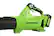 Alt View 17. Greenworks - 24-Volt 110 MPH 450 CFM Cordless Handheld Blower (1 x 4.0Ah Battery and 1 x Charger) - Black/Green.