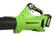 Angle. Greenworks - 24-Volt 110 MPH 450 CFM Cordless Handheld Blower (Battery Not Included) - Black/Green.
