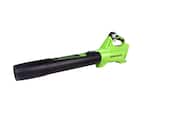 Greenworks - 40-Volt 120 MPH 450 CFM Cordless Blower (Battery not Included) - Black/Green