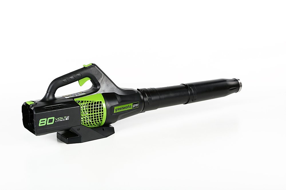 Greenworks - 80-Volt 145 MPH 580 CFM Pro Cordless Brushless Blower (Battery not Included) - Black/Green