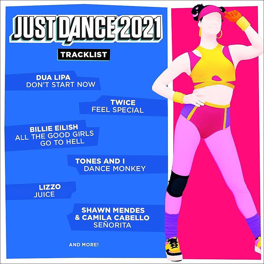 Angle. Ubisoft - Just Dance 2021.
