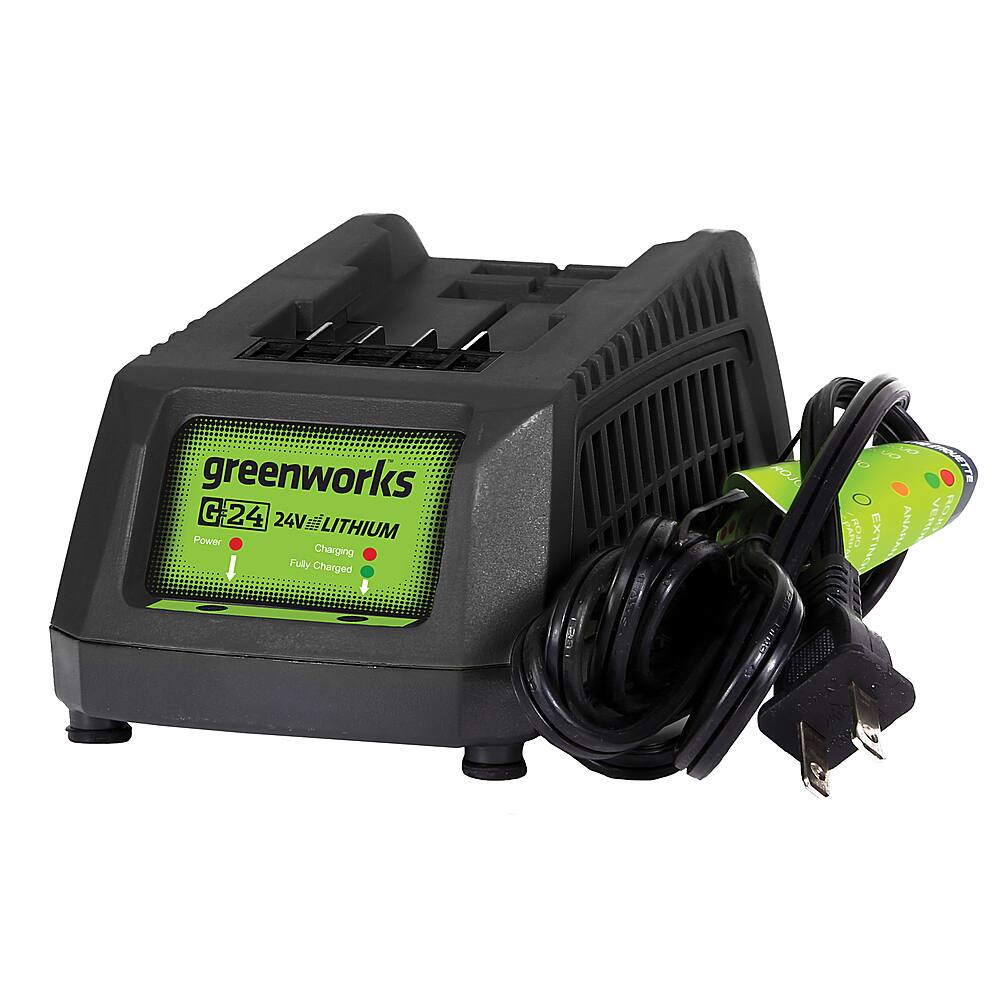 Greenworks - G24 24V Charger - Green - Alt_View_Standard_11
