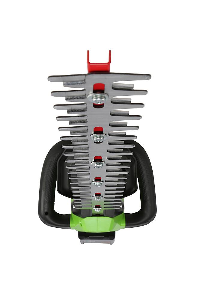 Alt View 18. Greenworks - 24-Volt 22-Inch Cordless Hedge Trimmer (1 x 4.0Ah Battery and 1 x Charger) - Black/Green.