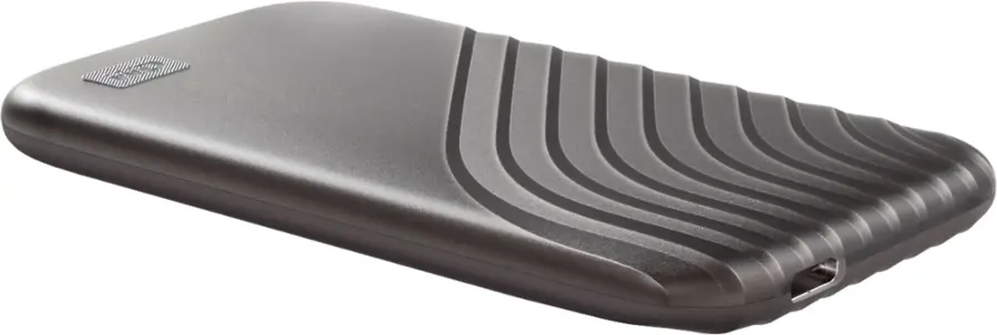 WD My Passport 2TB External USB Type C Portable SSD Space Gray