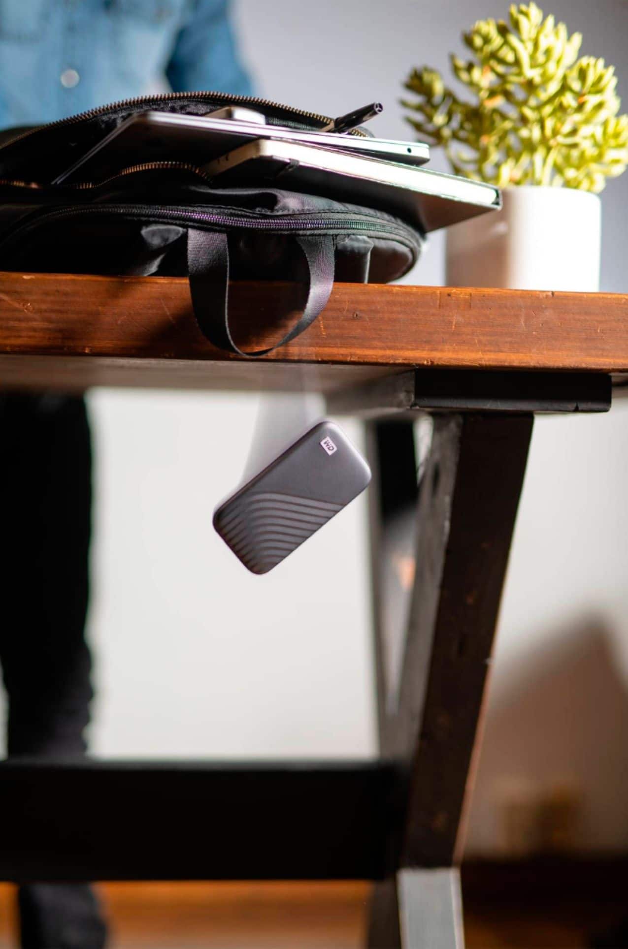 Alt View 16. WD - My Passport 2TB External USB Type-C Portable SSD - Space Gray.