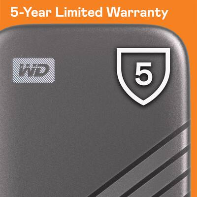 WD My Passport 2TB External USB Type C Portable SSD Space Gray WD My Passport 2TB External USB Type C Portable SSD Space Gray