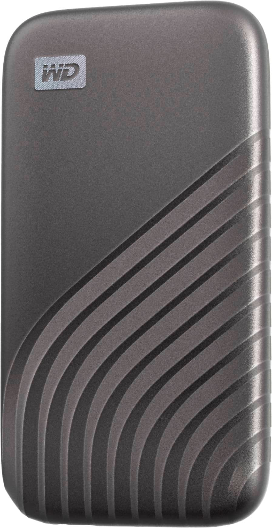 WD My Passport 2TB External USB Type-C Portable SSD Space Gray