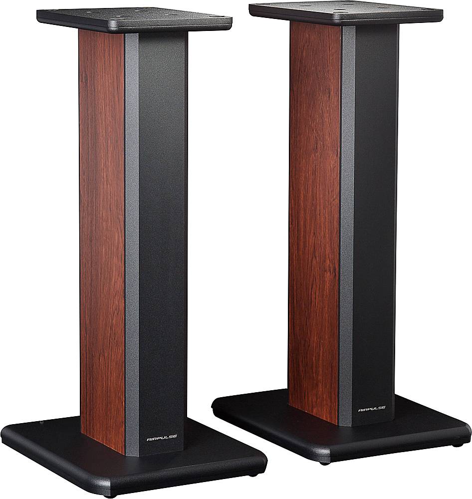 Angle View: Airpulse Stand for Edifier A200 Speaker (Pair) - Brown