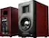 Back. Edifier - AirPulse A300 Hi-Res Wireless Speakers - Wood And Black.