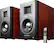 Left. Edifier - AirPulse A300 Hi-Res Wireless Speakers - Wood And Black.
