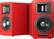 Left. Edifier - AirPulse A100 Hi-Res Wireless Speakers - Red.