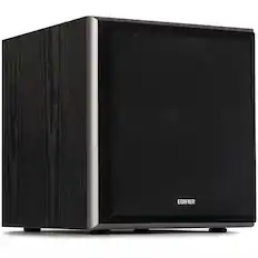 Angle. Edifier - T5 Powered Subwoofer - 70W RMS Active Woofer with 8 Inch Driver & Low Pass Filter - Black.