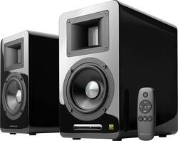 Edifier - AirPulse A100 Hi-Res Wireless Speakers - Black - Angle_Zoom