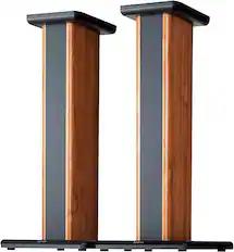 Left. Edifier - Speaker Stand for Edifier S2000Pro, S1000DB, and S1000MKII Speakers (Pair) - Brown.