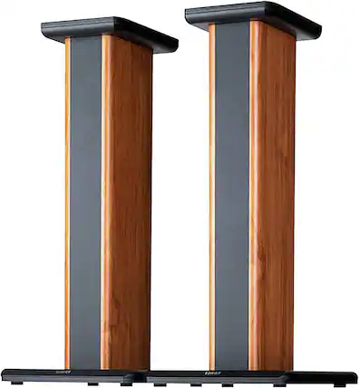 Left. Edifier - Speaker Stand for Edifier S2000Pro, S1000DB, and S1000MKII Speakers (Pair) - Brown.