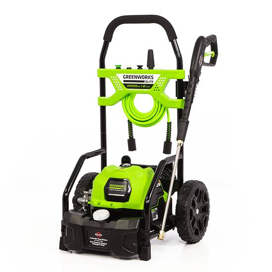 Greenworks 2000 Psi 13 Amp 1 2 Gpm Electric Pressure Washer Green 5106202 Best Buy