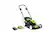 Front. Greenworks - 80-Volt Pro 21-Inch Self Propelled Lawn Mower (1 x 4.0Ah Battery and 1 x Charger) - Green.