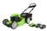 Alt View 11. Greenworks - 40-Volt 21-Inch Self Propelled Lawn Mower (2 x 4.0Ah Batteries and 1 x Charger) - Green.