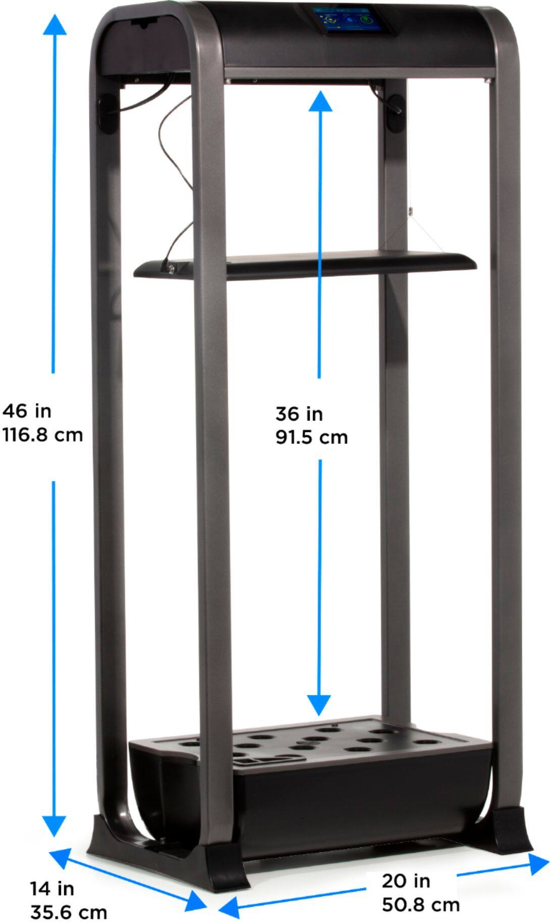 Alt View 12. AeroGarden - Farm 12XL with Salad Bar Seed Pod Kit - Hydroponic Indoor Garden - Black.