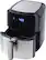 Left. Oster - DiamondForce Nonstick XL 5 Quart Digital Air Fryer - Black.