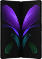 Samsung - Galaxy Z Fold2 5G 256GB - Mystic Black (Sprint) - Front_Zoom