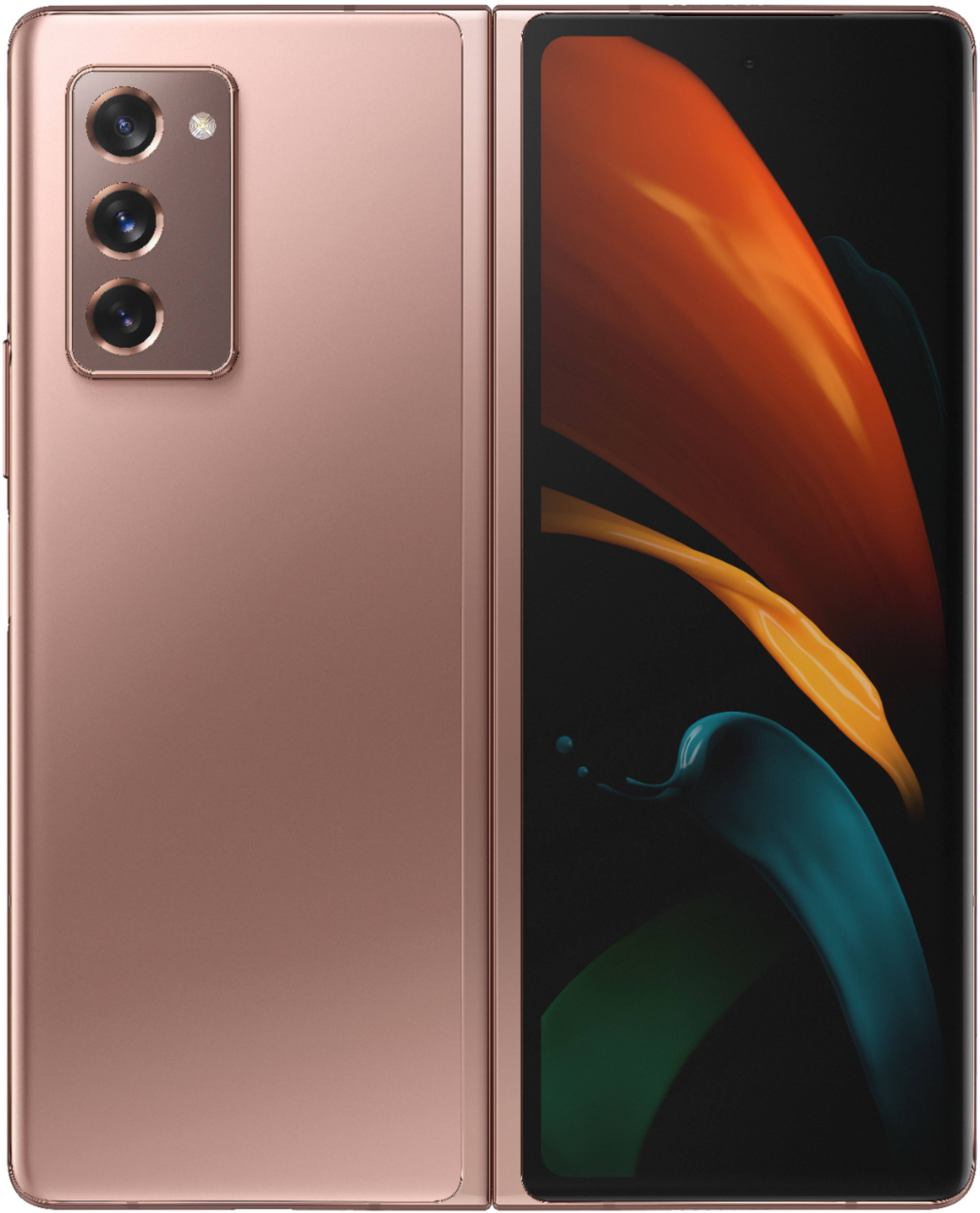 Alt View 16. Samsung - Galaxy Z Fold2 5G 256GB - Mystic Bronze.