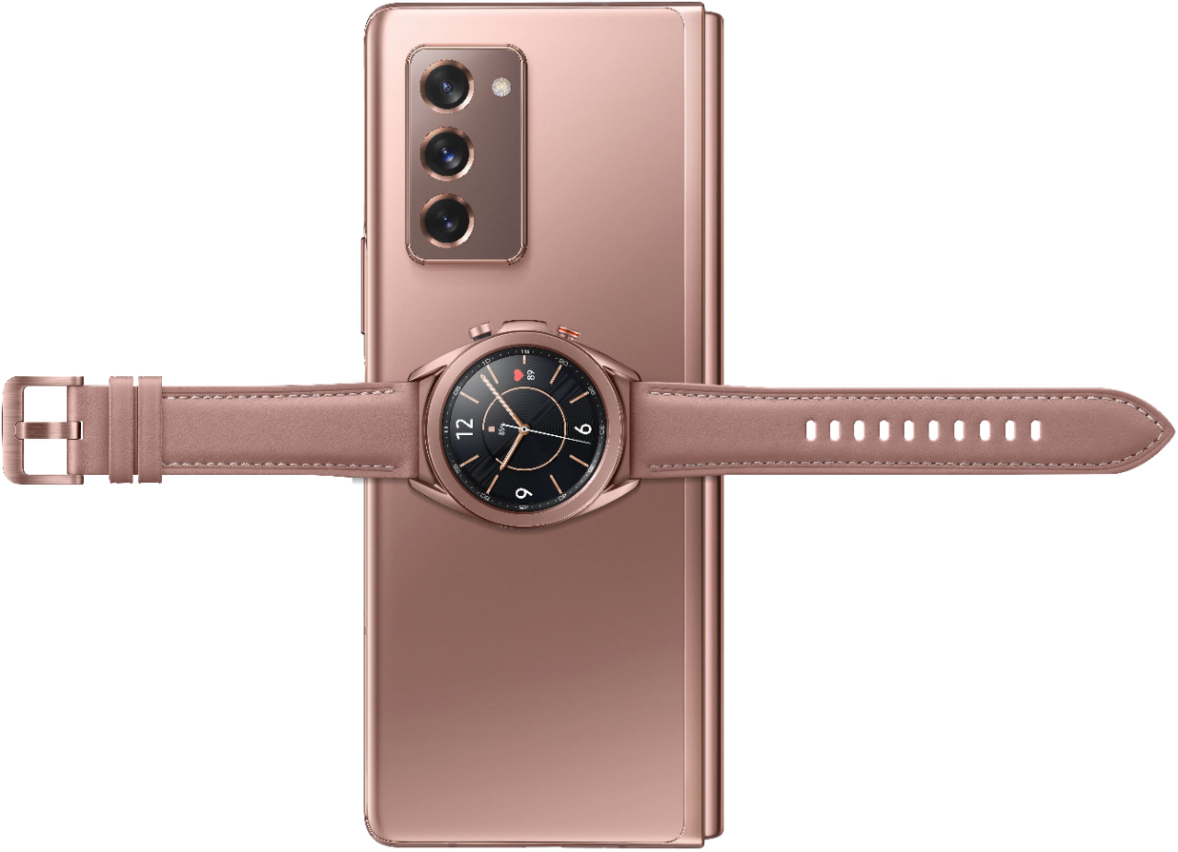 Alt View 19. Samsung - Galaxy Z Fold2 5G 256GB - Mystic Bronze.