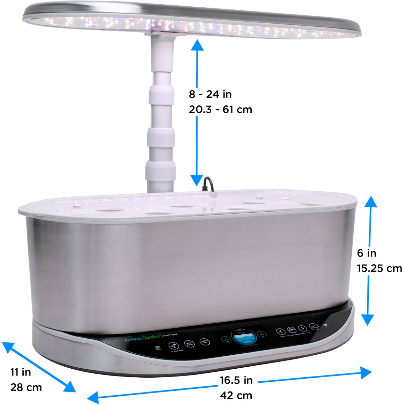 Best Buy: AeroGarden Bounty Elite – Easy Setup – Healthy eating garden ...