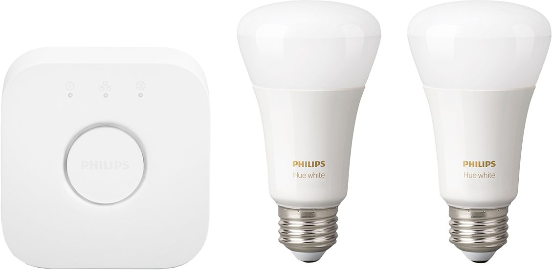 Best Buy: Philips Hue Bluetooth White A19 60W LED Bulbs 2 Pack