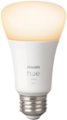 Alt View Zoom 12. Philips - Hue Bluetooth White A19 60W LED Bulbs 2 Pack Starter Kit - White.