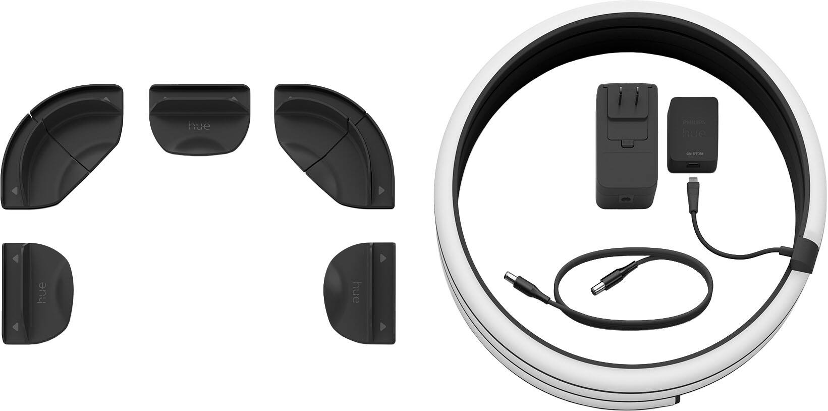 Left. Philips - Hue Play Gradient Lightstrip 55" - Multi.