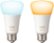 Front Zoom. Philips - Hue White Ambiance A19 LED Bulbs Starter Kit - White.