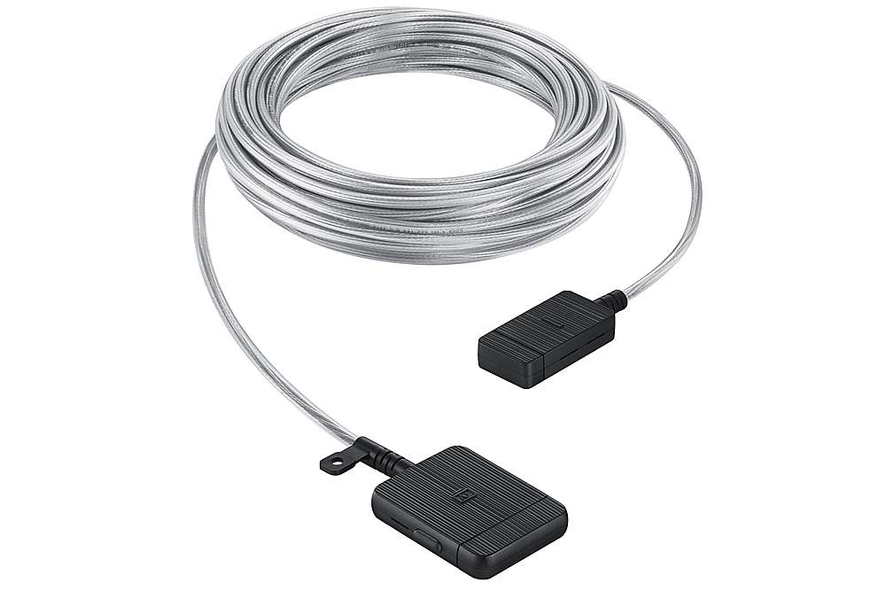 Alt View 12. Samsung - 15m One Invisible Connection Cable for QLED 4K & The Frame TVs - Transparent.