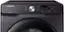 Alt View 11. Samsung - 7.5 Cu. Ft. Stackable Electric Dryer with Sensor Dry - Black Stainless Steel.