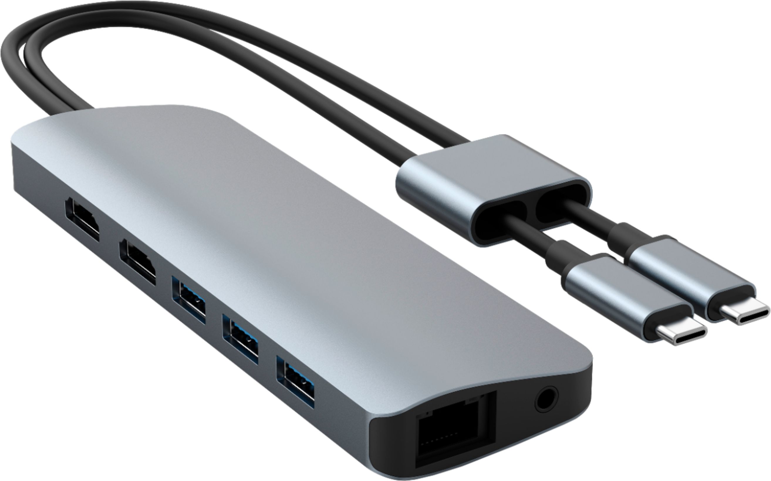 Best Buy essentials™ 4-Port USB 2.0 Hub Black BE-PH2A4AT - Best Buy