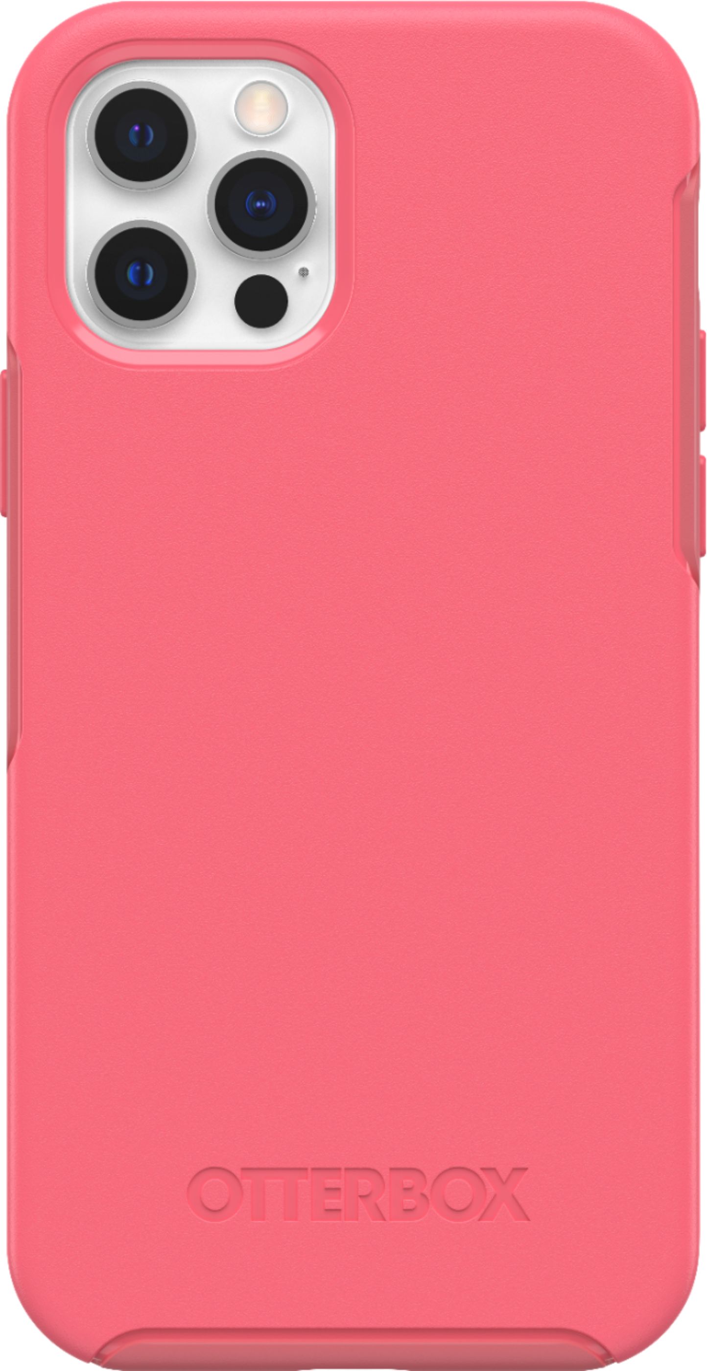Left View: OtterBox - Symmetry Antimicrobial Case for Apple iPhone 12 mini