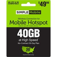 Simple Mobile - $49.99 Mobile Hotspot 40GB 30-Day Plan (Email Delivery) [Digital] - Front_Zoom