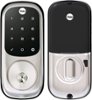 Yale - Assure Replacement Deadbolt with Touch Screen/Key Access - Satin Nickel