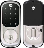 Yale - Assure Lock - Touchscreen Keypad Door Lock - Satin Nickel - Front_Zoom