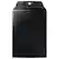 Front. Samsung - 7.4 Cu. Ft. Electric Dryer with Sensor Dry - Brushed Black.