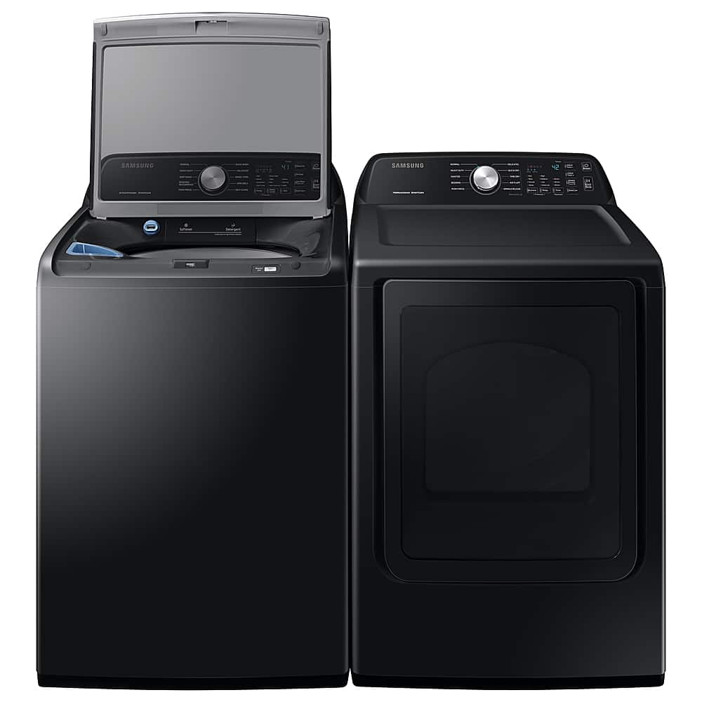 Best Buy Samsung 7.4 Cu. Ft. Electric Dryer with Sensor Dry Brushed